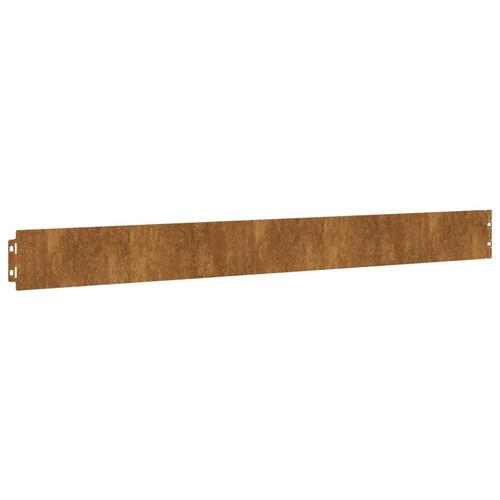 Plænekanter 10 stk. 10x103 cm fleksibel cortenstål