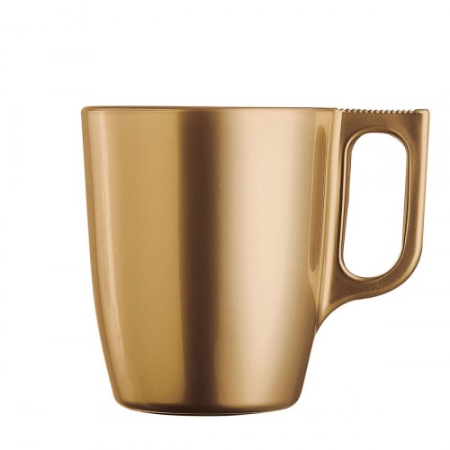 Luminarc Flashy krus - gylden glas, 250 ml (6 stk.)