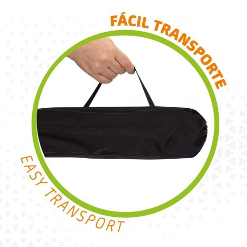 Aktive sammenklappeligt campingbord i aluminium - sølv, 110 × 70 × 70 cm (4 stk.)