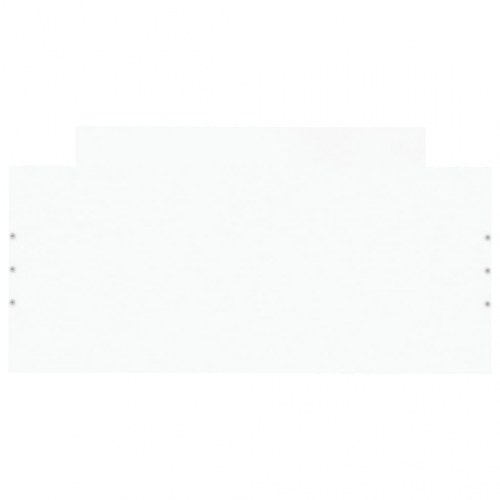 Sengeramme 90x190 cm konstrueret træ hvid