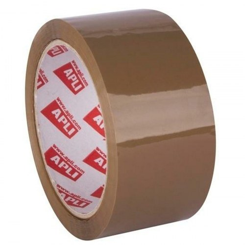 Apli pakketape brun 48 mm x 66 m - 6 ruller