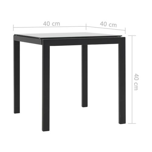 Liggestole 2 stk. med bord polyrattan og textilene brun