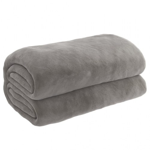 Tyngdetæppe med aftageligt betræk 200×220 cm - 9 kg, grå