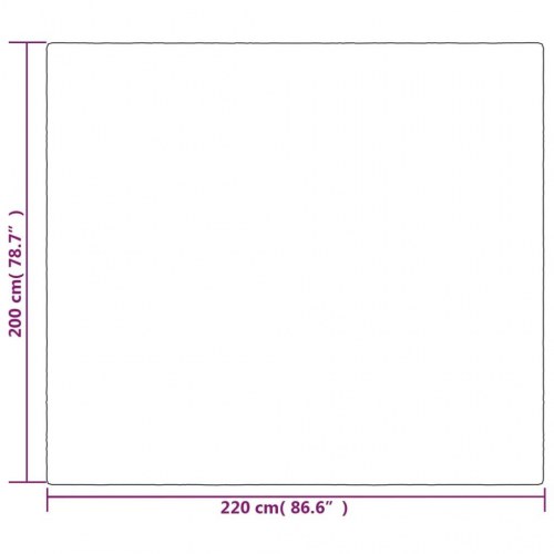 Tyngdetæppe med aftageligt betræk 200×220 cm - 9 kg, grå