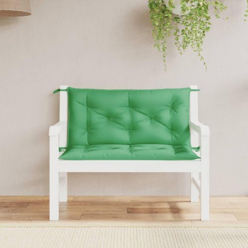 Hyndesæt til havebænk 100 x 50 x 7 cm - grøn