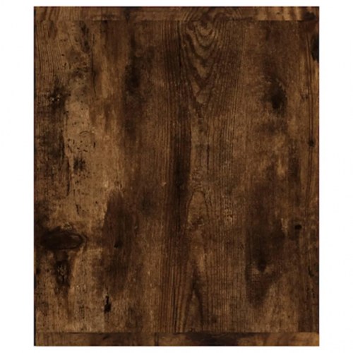 Bogreol/tv-bord 36×30×143 cm i konstrueret træ - røget egetræsfarve