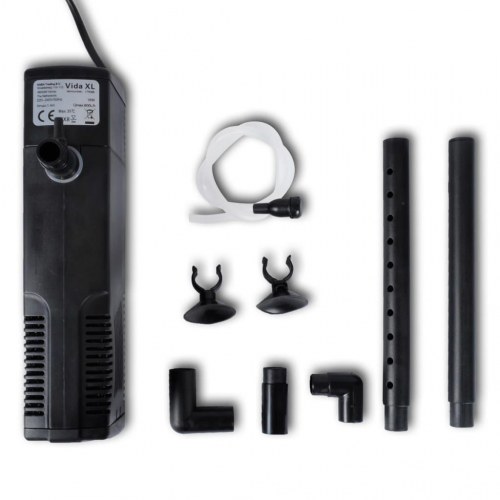 Filterpumpe til akvarium aktivt kul 800 l/t