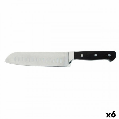 Santokukniv 18 cm - Professional Inox Chef Black, sort (Pack 6x)