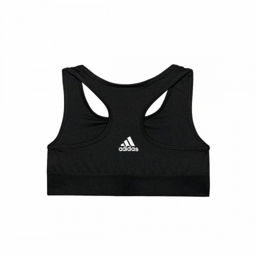 Sports-BH Adidas Sports Single Jersey Børns Sort - 14-15 år