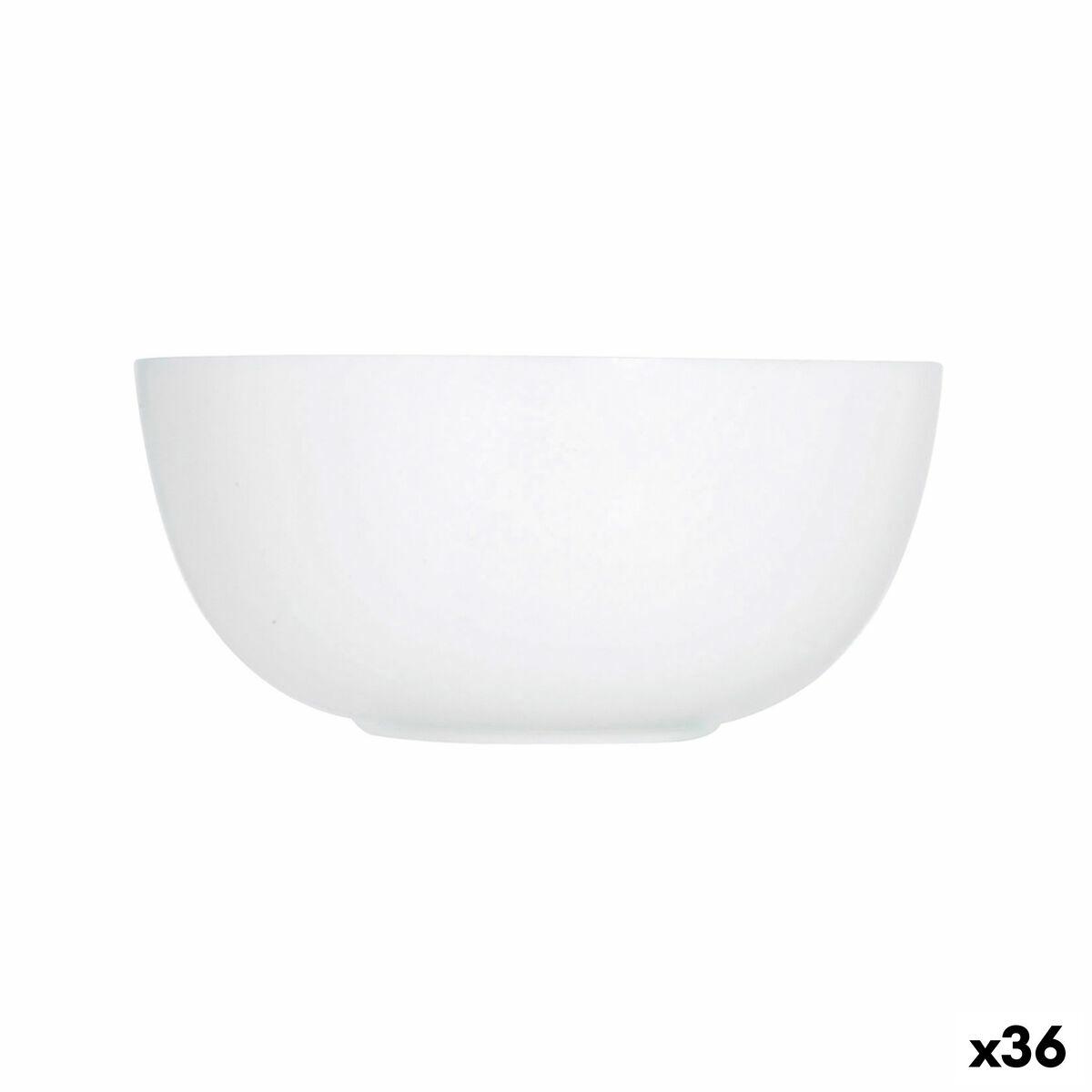 Luminarc Diwali salatskål, hvidt glas, 12 cm - 36 stk.