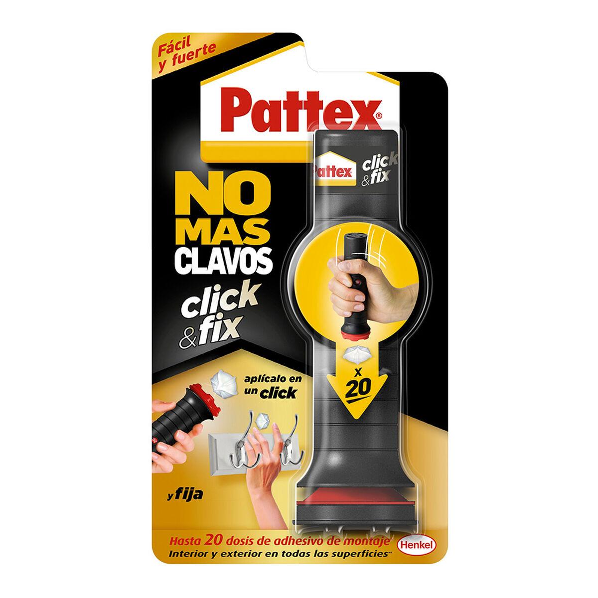 Klæbemiddel Pattex click & fix 30 g Hvid Indsæt