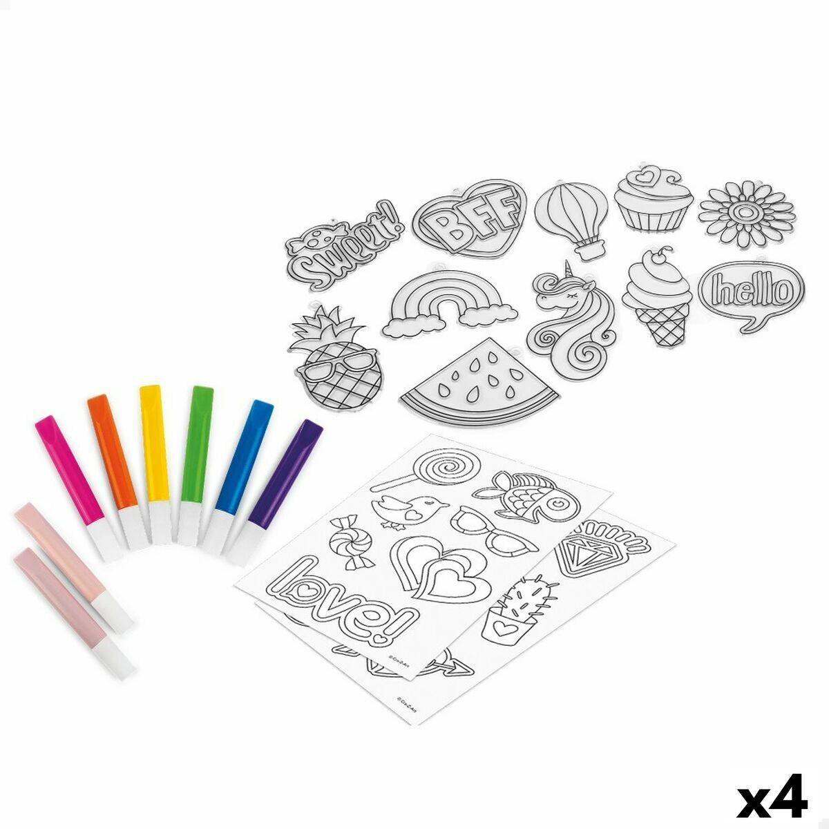 Cra-Z-Art håndværkssæt - klistermærker i plastik (4 enheder)