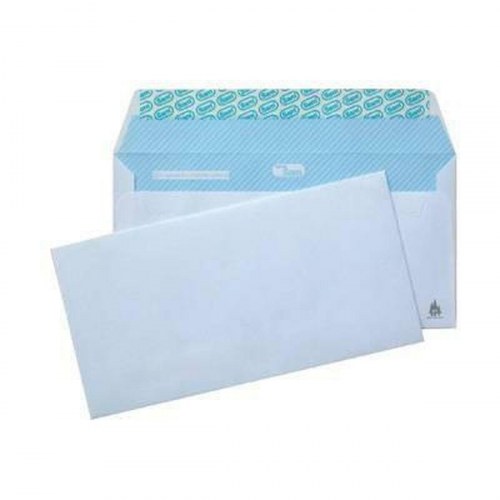 Sam konvolutter DL 11 × 22 cm, hvid, selvklæbende - 500 stk.