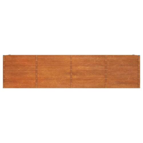 Højbed 320x40x77 cm cortenstål rustfarvet