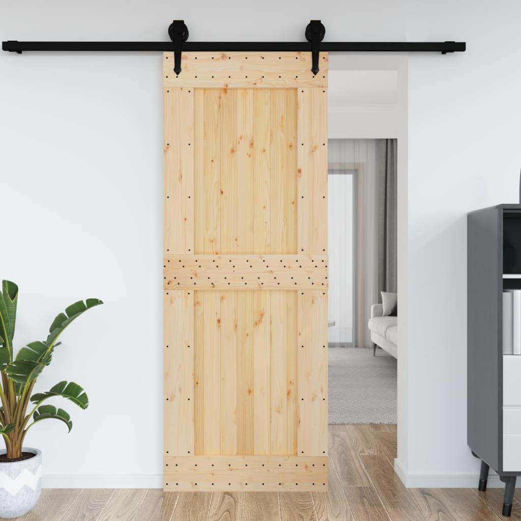 Dør NARVIK 85x210 cm massivt fyrretræ