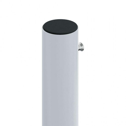 Sammenrullelig sidemarkise 140 x 1000 cm sort