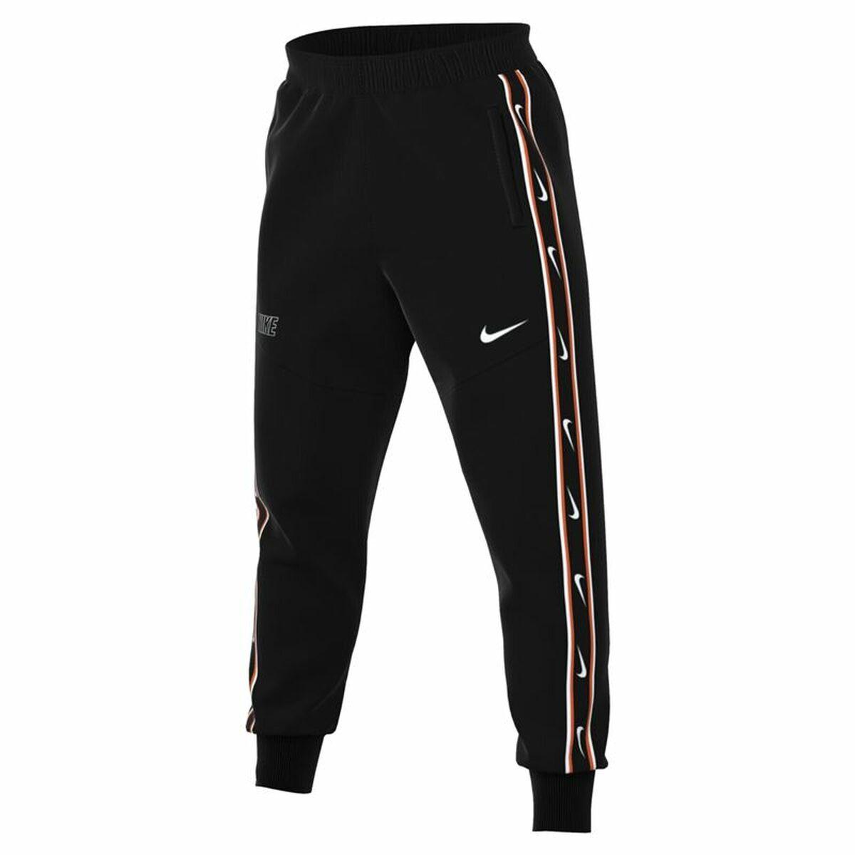 Træningsdragt til voksne underdele Nike Repeat Sort Mænd XS