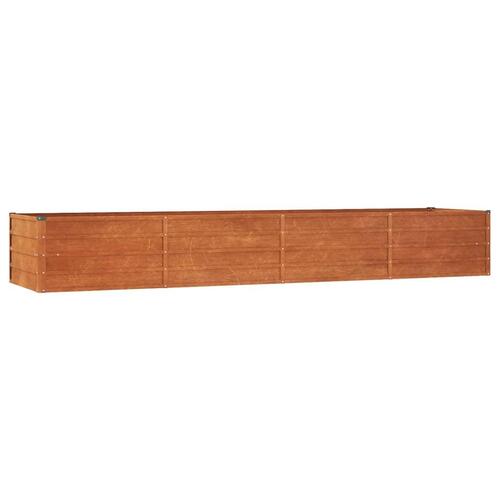 Højbed 320x80x45 cm cortenstål rustfarvet