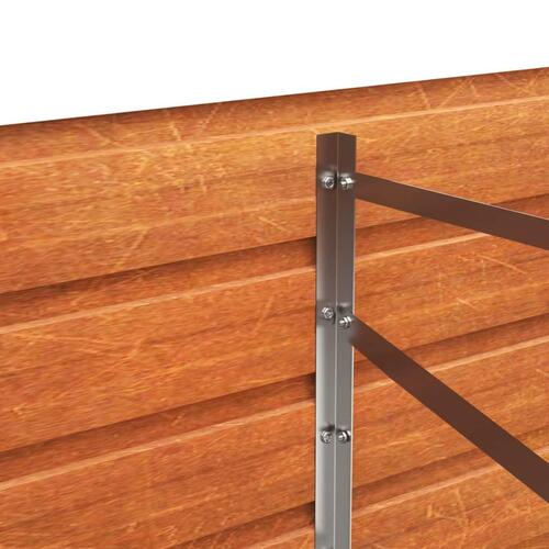 Højbed 320x80x45 cm cortenstål rustfarvet