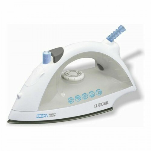 Haeger Ocean Burst SI-200.001A dampstrygejern - 2000 W, hvid