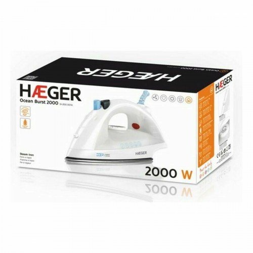 Haeger Ocean Burst SI-200.001A dampstrygejern - 2000 W, hvid