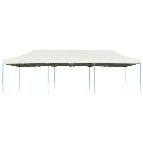 Foldbart pop op-festtelt 3x9 m cremefarvet