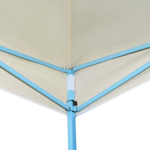 Foldbart pop op-festtelt 3x9 m cremefarvet