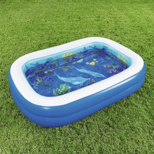 Bestway Undersea Adventure oppustelig pool 54177 - 262×175×51 cm