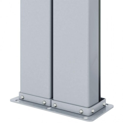 Sammenrullelig sidemarkise 140 x 1000 cm blå