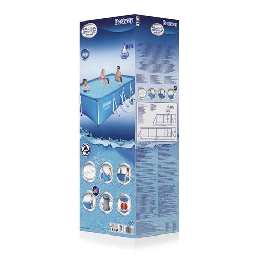 Bestway Steel Pro pool rektangulær 400 x 211 x 81 cm 56424