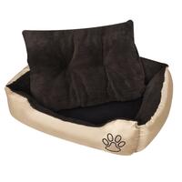 Varm hundeseng med pude XL