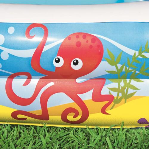 Bestway legebassin med baldakin 140 x 140 x 114 cm blå 52192