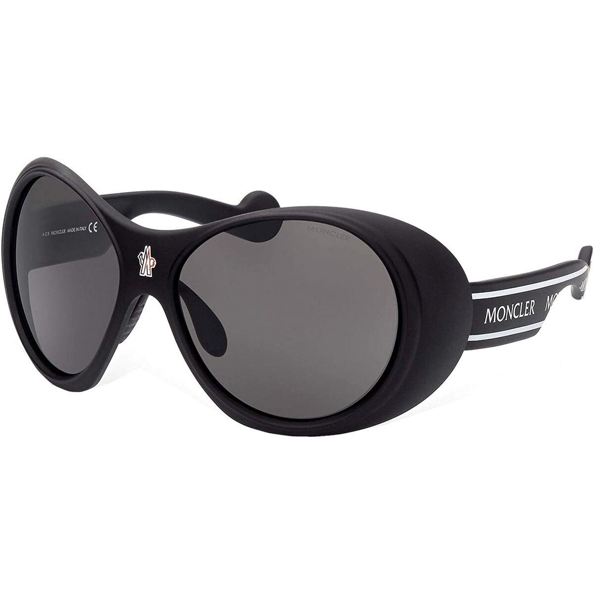 Solbriller Moncler Grey Oval Unisex