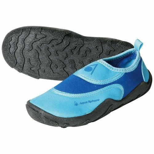 Aqua Sphere BeachWalker badesko til børn - akvamarin, str. 22