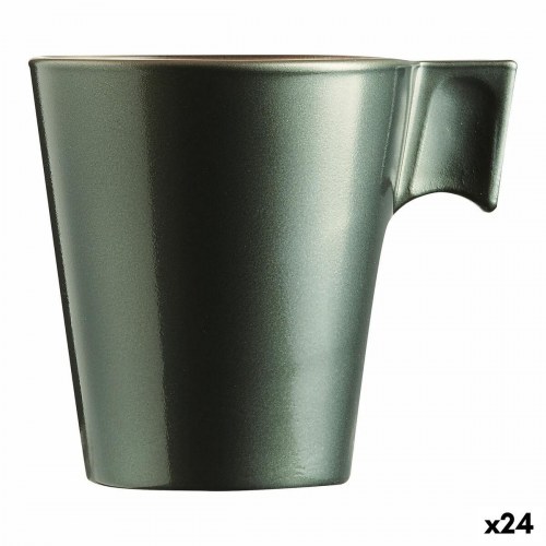 Krus Luminarc Flashy grøn 80 ml - glas, 24 stk.