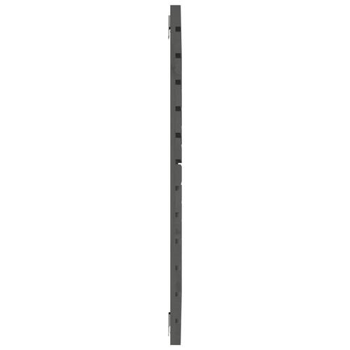 Sengegavl 81x3x91,5 cm massivt fyrretræ grå