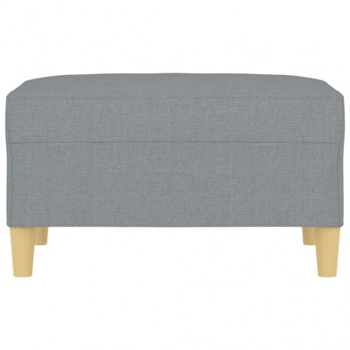 Fodskammel 70x55x41 cm stof grå