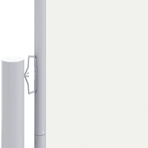 Sammenrullelig sidemarkise 160 × 1.000 cm - cremefarvet