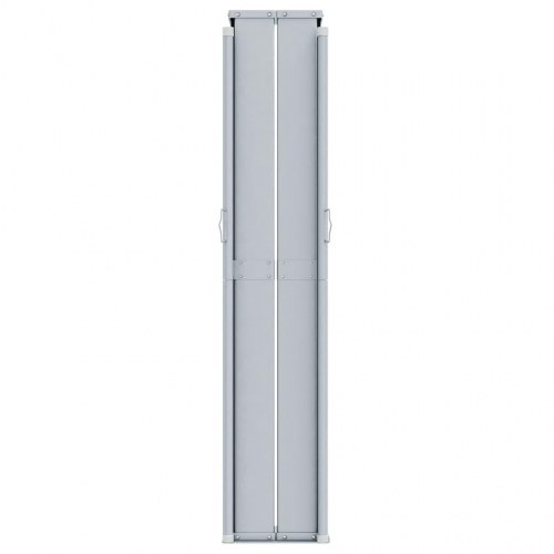 Sammenrullelig sidemarkise 160 × 1.000 cm - cremefarvet