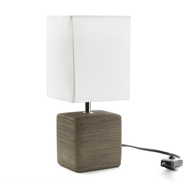 Bordlampe Vintage Coconut 11 X 30 X 13 Cm Brun