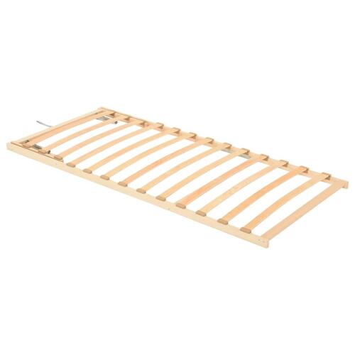 Lamelbund 13 lameller justerbar hovedende 90x200 cm