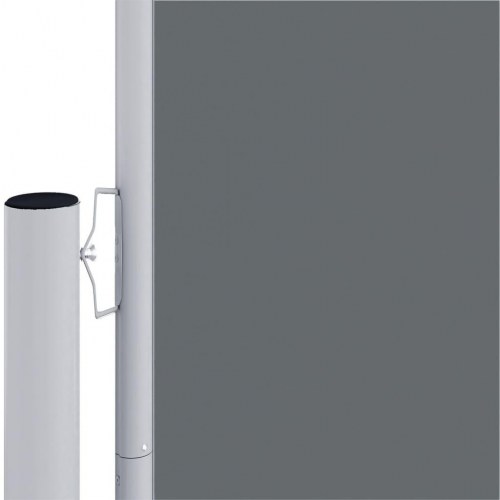 Sammenrullelig sidemarkise 160×1000 cm - antracitgrå