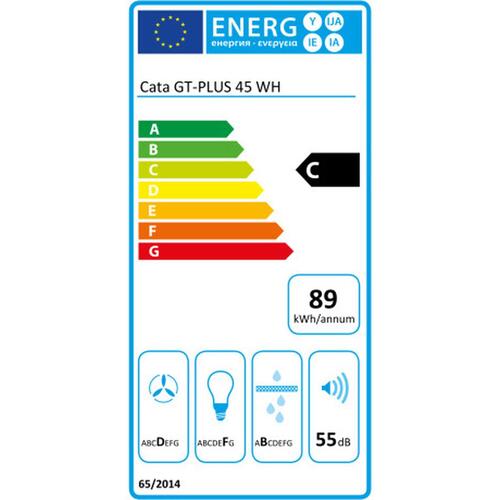 Konventions-emhætte Cata GTPLUS45WH
