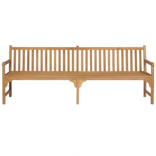 Havebænk 240 cm massivt teak