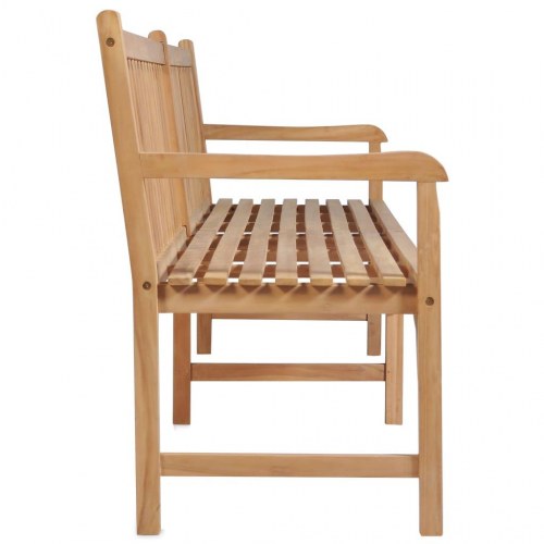 Havebænk 240 cm massivt teak
