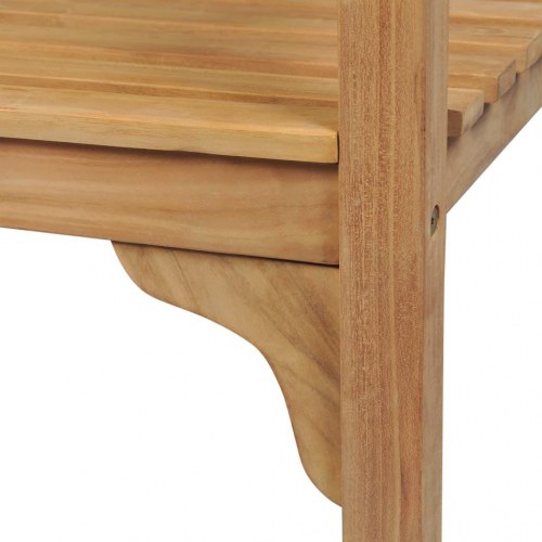 Havebænk 240 cm massivt teak