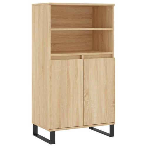 Skab 60x36x110 cm konstrueret træ Sonoma-eg