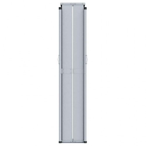 Sammenrullelig sidemarkise 160 × 1.000 cm - brun