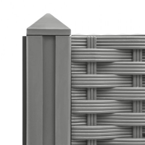 Højbed i polypropylen 80 × 40 × 71 cm - lysegrå