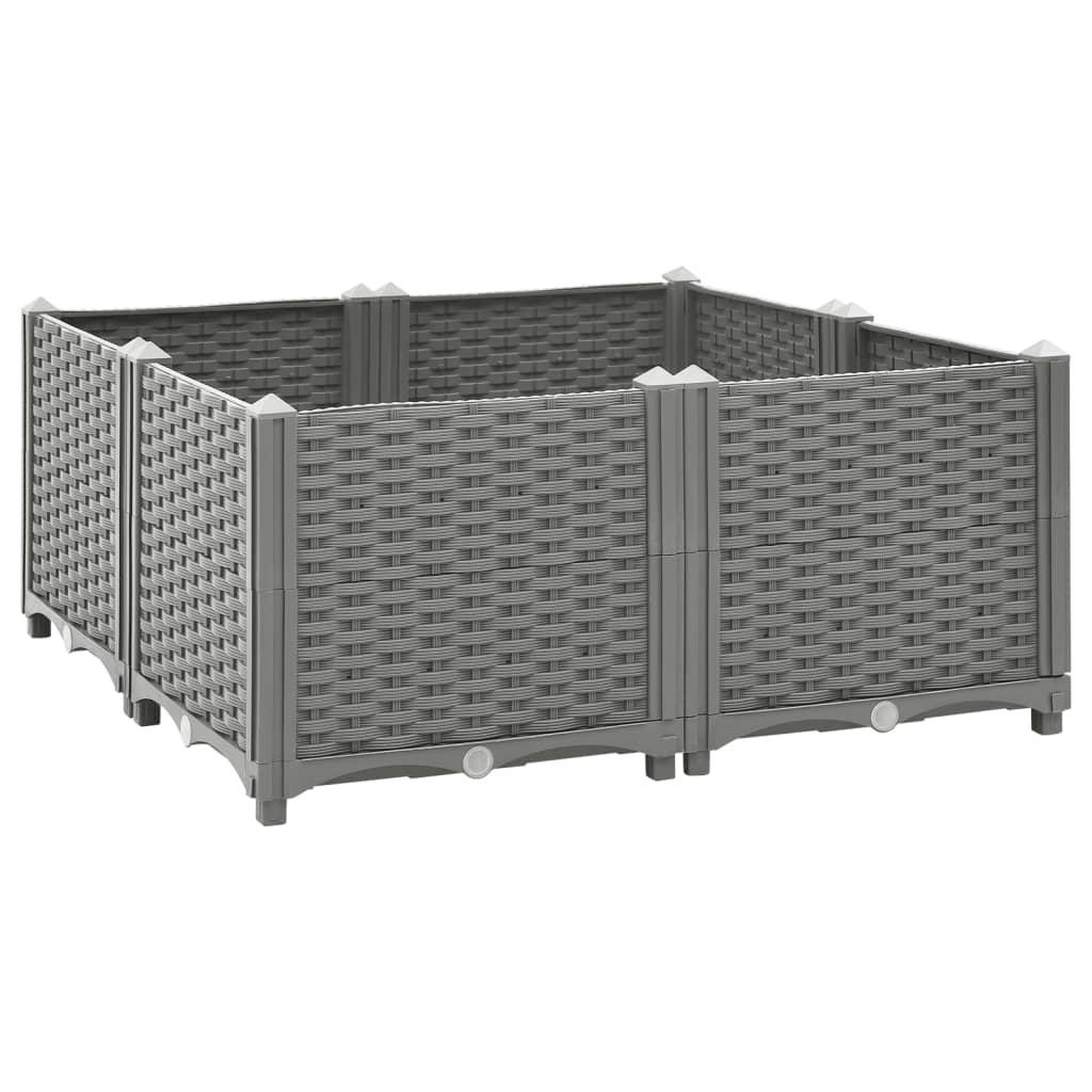 Højbed 80x80x38 cm polypropylen